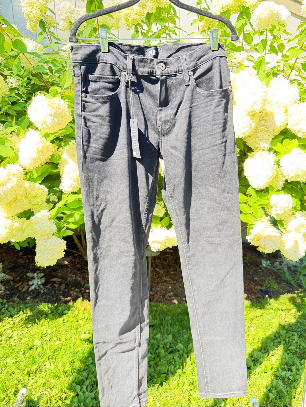 PAIGE  Skinny Jeans - Charcoal